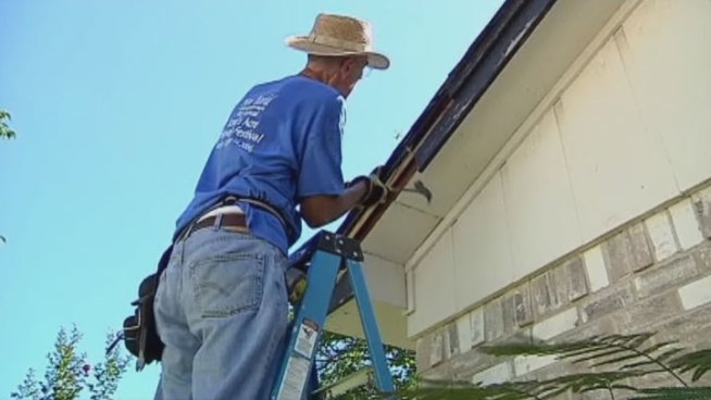 Code compliance officers are known for handing out citations for property maintenance but in Garland they're helping those who might have a hard time keeping their property looking good.