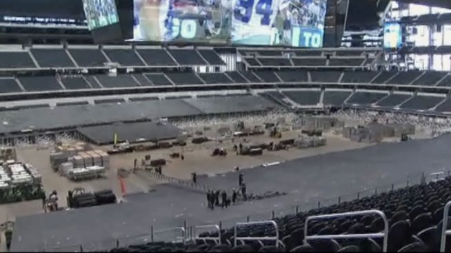 Dallas Cowboys Stadium in Arlington is preparing to host the NCAA Sweet Sixteen and Elite Eight this year.