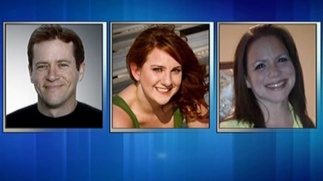 Rebecca Wingo, of Quinlan; Jessica Ghawi, of San Antonio; and Gordon Cowden, of Austin; were fatally shot at a Denver-area movie theater.