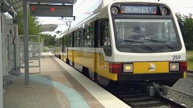 Rowlett got its first look at how the Dallas Area Rapid Transit train will run as DART ran its first test on the Blue Line extension from downtown Garland to downtown Rowlett.