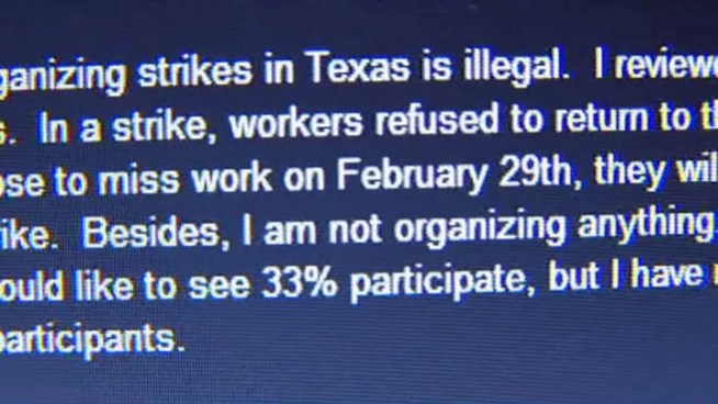 A Dallas teacher is calling for a sick out on February 29 to protest the school board's vote to extend teacher's work day.