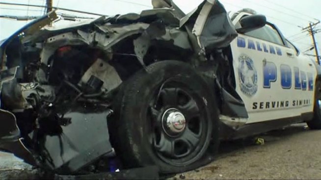 A Dallas police officer is recovering after an accident at the intersection of Walnut Hill Lane and Audelia Road.