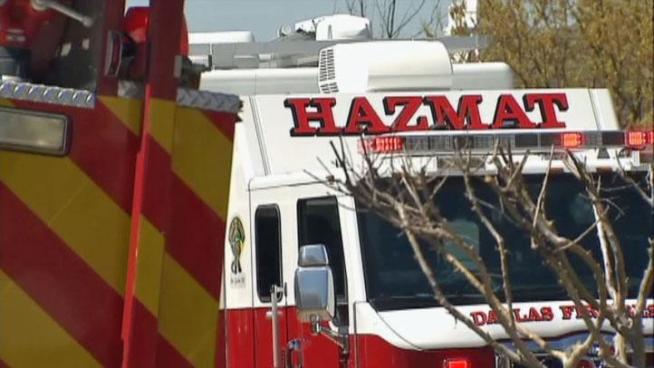 A letter containing white powder was delivered to a doctor in DeSoto Monday, but Dallas hazmat crews determined it wasn't a dangerous substance.