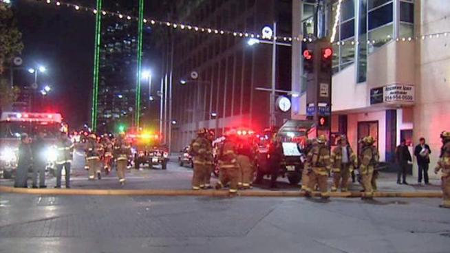 An early morning fire gutted the Sabor: A Taco Joint in the 1300 block of Main Street in downtown Dallas.