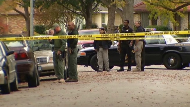 A man fatally shot his ex-girlfriend, her step-father and her sister's boyfriend in a shooting spree at a home in DeSoto, police said the gunman tried to kill himself but is in critical condition.
