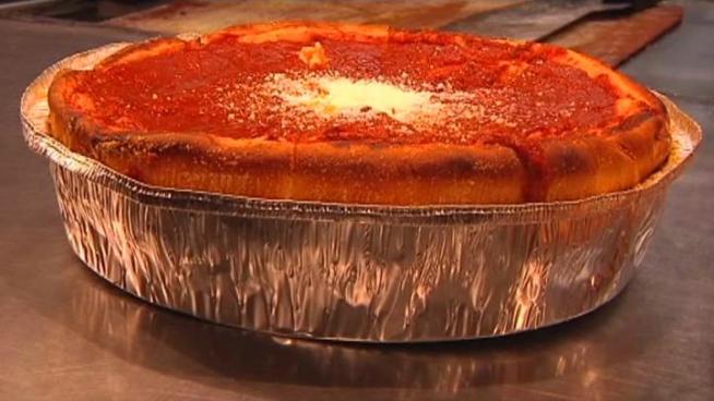 The Flying Tomato in Denton closed four years ago, now it's making dough again as The Tomato in Sanger and bringing North Texans The Tomato Stuffed Pizza. <a href=