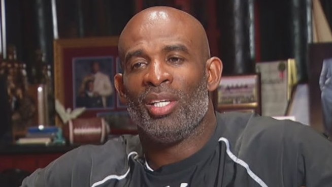 Deion Sanders talks to NBC 5's Randy McIlwain about his divorce drama now that his protective order hearings with estranged wife Pilar Sanders has ended.