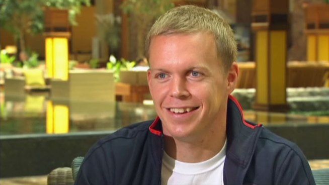 Dennis Bowsher looks to win gold in modern pentathlon at the 2012 Olympic Summer Games.