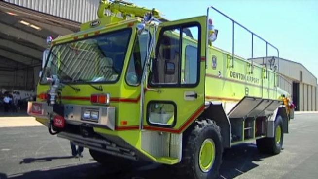 Denton Municipal Airport will increase safety thanks to a new airport rescue and firefighting truck, the first of its kind in Denton County.