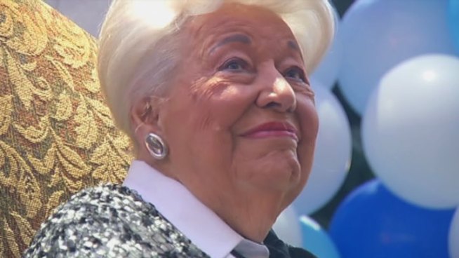 North Texas real estate legend Ebby Halliday celebrated her 102nd birthday with friends and associates Tuesday.