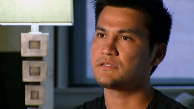 <b>WARNING: VIDEO CONTAINS VIOLENT IMAGES:</b> An Army veteran from North Texas who served tours in Iraq and Afghanistan came the aid of a college student who was jumped by as many as 10 men on a South Padre Island beach.
