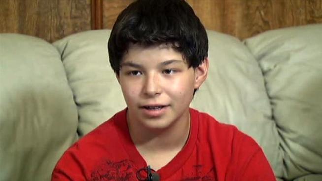 Doctors say an automated external defibrillator saved the life of a Lewisville student who collapsed on a soccer field.