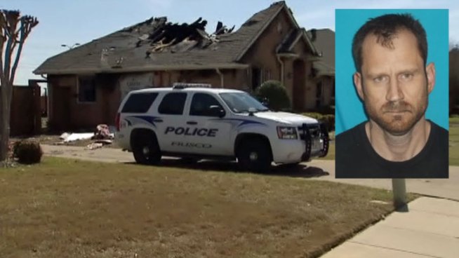 Police say 38-year-old William Chad Coleman threatened his fiancee with a handgun and then set her home on fire during a standoff Monday.