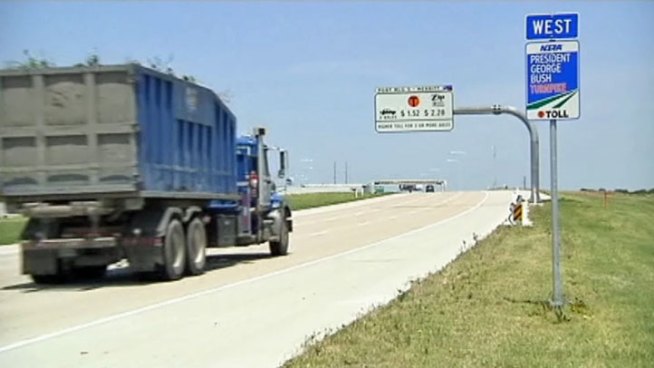Drivers say they're confused that there are no speed limits posted on the new 10 miles eastern extension of the President George Bush Turnpike.