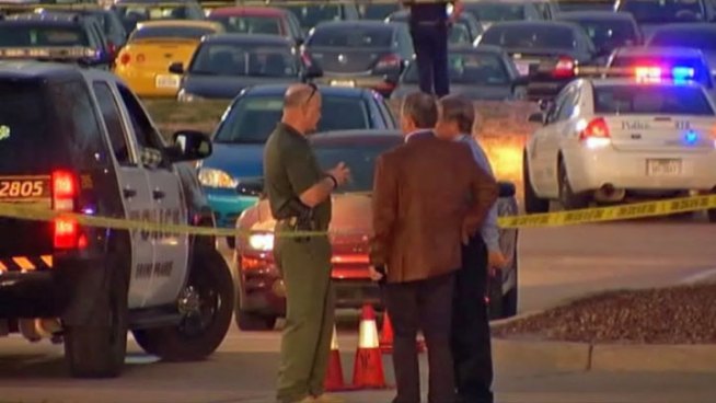 A man suspected of stealing from a Target store led Grand Prairie police on the foot chase to the Tarrant County College's southeast campus parking lot. That's where police say Jordan Hatcher, 22, struggled with officers before he was shot and died.