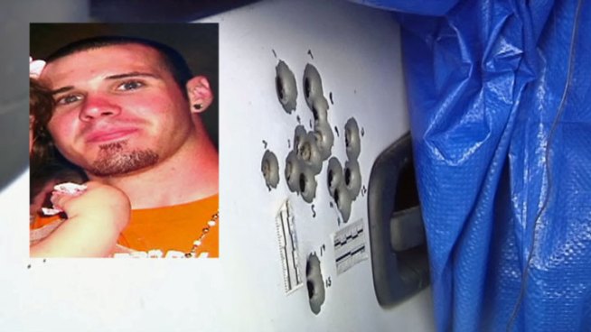 The family of 25-year-old Michael Allen, who was killed after a chase with Garland Police, got their first look at his bullet-riddled truck.
