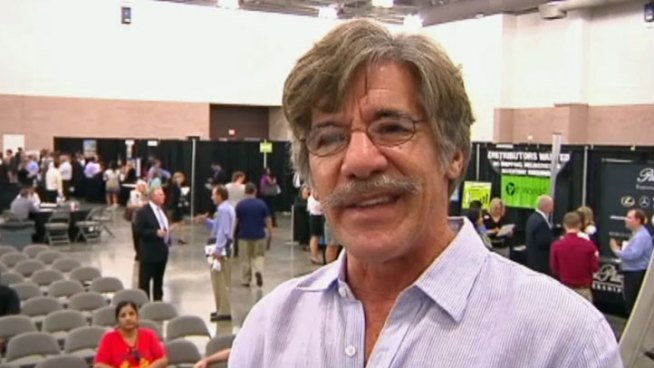 Geraldo Rivera did his radio show from the Put Texans Back to Work Expo at the Irving Convention Center Wednesday, he said his goal was to match as many job seekers as possible with 120 recruiters at the expo.