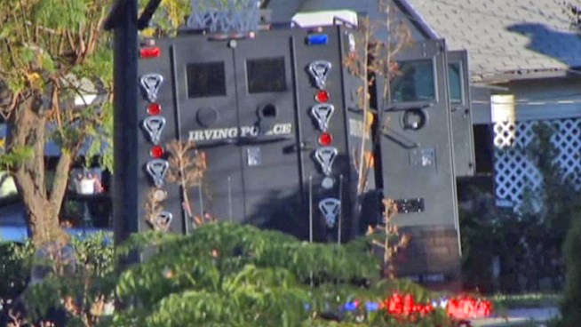 Police in Irving said a man is dead after shooting his wife Saturday morning.