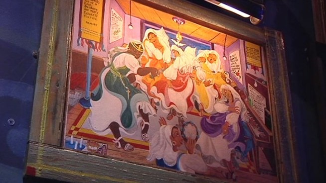 The House of Blues owns of 5000 pieces of folk art nationwide, including many on display in Dallas' location.