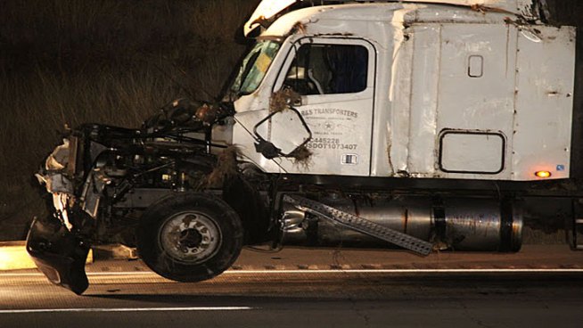 An overturned 18-wheeler had the westbound lanes of Interstate 20 in Parker County shut down for several hours Thursday morning.