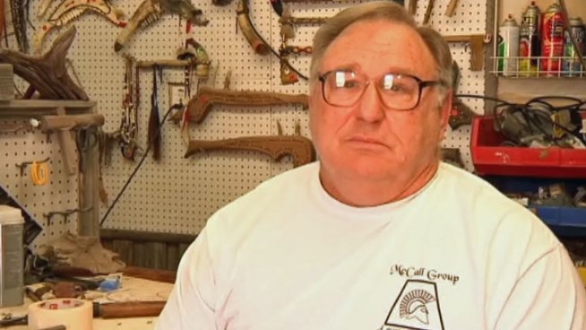Jackie Don Burke faces 5 years in prison, a huge fine and had to give up his 45 guns after he was convicted of dealing guns without a license in Garland. Now he's speaking out for the first time, saying his conviction is unfair.