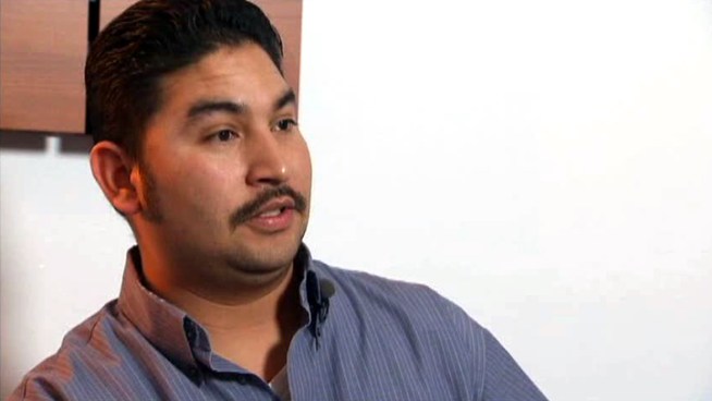 A bank customer recounts his experience during a robbery.