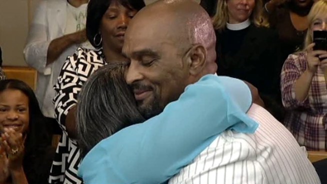 On Thursday, Johnny Pinchback became an innocent man in the eyes of the law for the first time in 27 years.