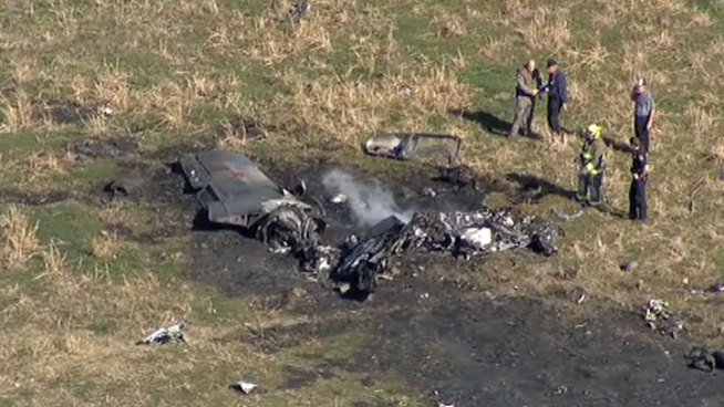Two people have died after type of jet used during the Soviet-era to train military crashed in a North Texas field.   Federal Aviation Administration spokesman Lynn Lunsford says law enforcement confirmed that neither of the two people in the two-seat aircraft survived the crash Thursday morning in Kaufman County near Scurry, about 30 miles southeast of Dallas.