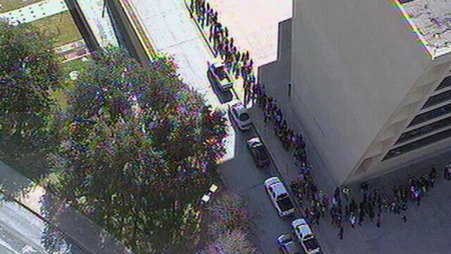 Thousands lined up around Dallas City Hall for Khloe Kardashian Odom's toy drive benefiting Children's Medical Center of Dallas.