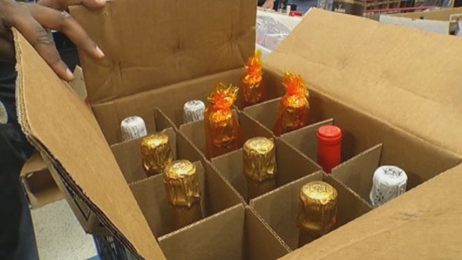 Liquor store managers say sales have been up as more and more North Texans opt to ring in 2013 at home.