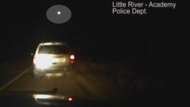 The dashcam in a Little River-Academy Police Department cruiser captured a meteor as it crossed over Bell County. Another video from LunarMeteoriteHungers.blogspot.com shows the meteor moving across the sky.