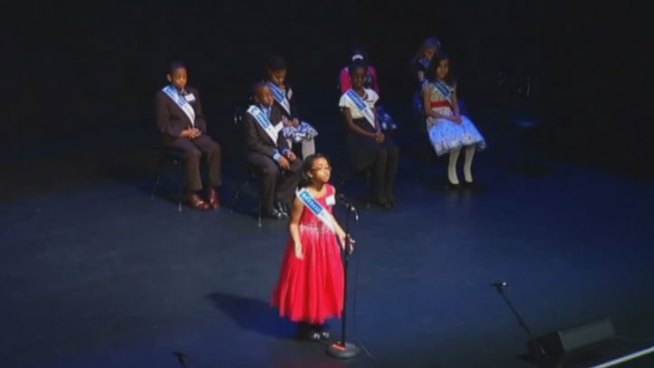 Eight Dallas elementary school students competed in the 21st Annual Gardere Martin Luther King Jr. Oratory Competition in front of a packed audience.