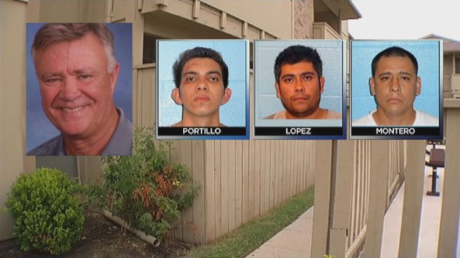 Police say a gun stolen from Jimmy Donawho who was killed in Richardson was used in another crime, and helped police make three arrests in the homicide case.