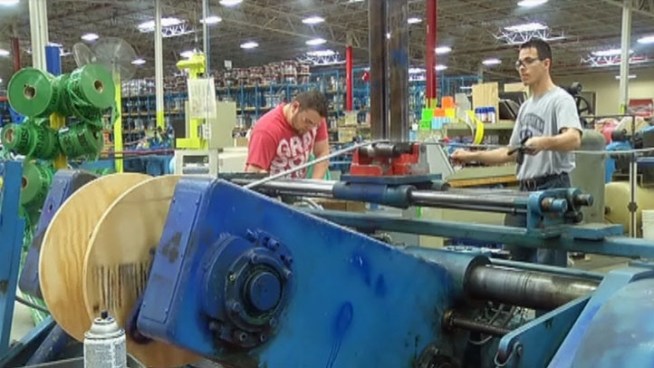 Texas Workforce Commission officials say the creation of 25,000 new manufacturing jobs has allowed the state to hold onto its rank as second in the nation in manufacturing employment.