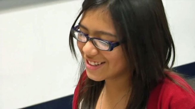 Madeline Ojeda, an elementary school student who is also an aspiring politician, was Irving's mayor for the day.