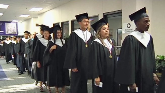 Graduation is a reality for one group of high school students thanks to the Mesquite Academy.
