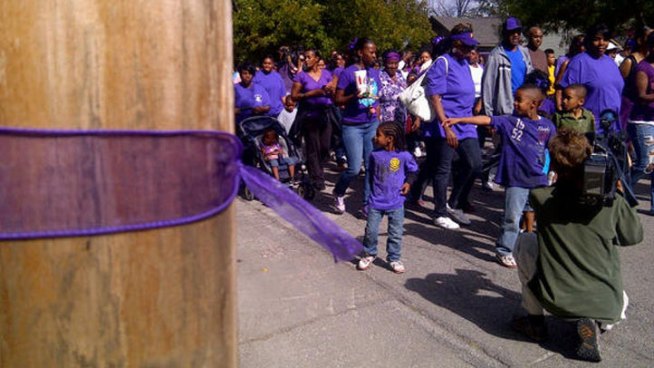 More than a thousand people in Greenville walk to memorialize murdered teen Alicia Moore.