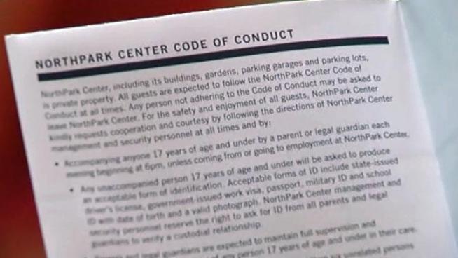 NorthPark Center is implementing new policies, with some aimed at teenagers age 17 and younger.