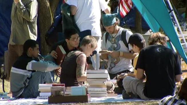 Occupy Dallas will move its tents and headquarters from Pioneer Plaza to behind City Hall.