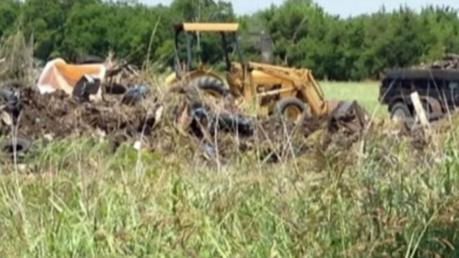 Residents of a Princeton neighborhood near Highway 380 want a nearby illegal dumping site cleaned up.