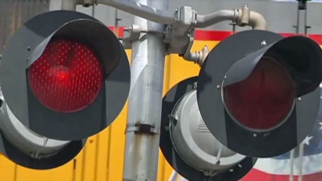 Denton police officers boarded a Union Pacific train Wednesday to promote railroad safety and enforce traffic laws near crossings.