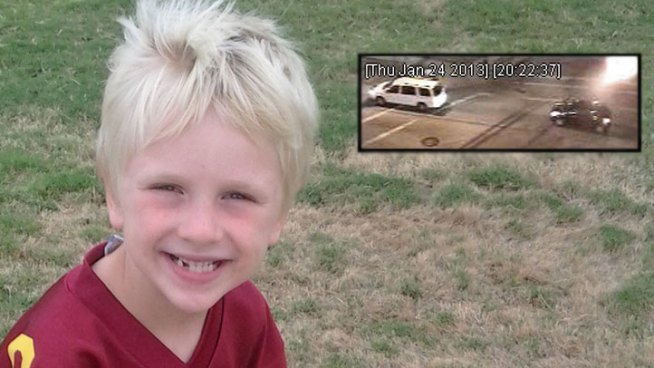 Grand Prairie police hope the public can help track down a dark hatchback car responsible for hitting and killing 6-year-old John Raidy Thursday night.