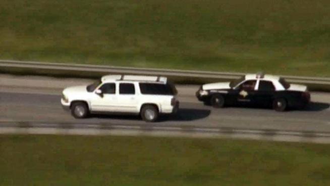 Texas Department of Public Safety brought a chase to an end near Brookshire in western Harris County. This is video from KPRC-TV's news helicopter.