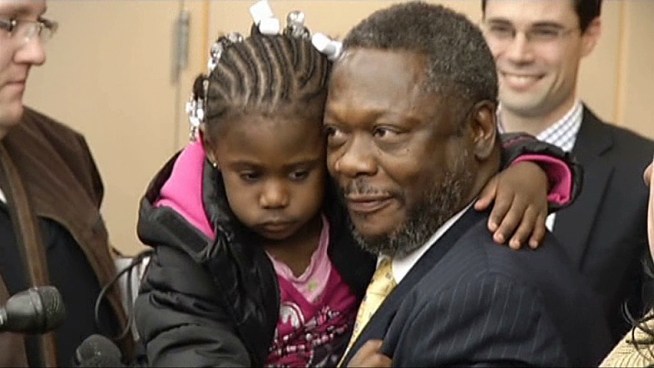 After 31 years in prison, a man is released after being wrongfully convicted