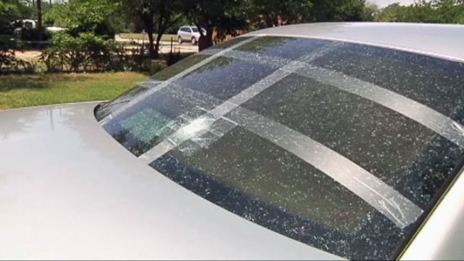 A North Texas woman is speaking out after someone shot at her car from a green Chevy Suburban on I-635 and Scyene Road. Connie Rios gave police a description that produced a sketch.