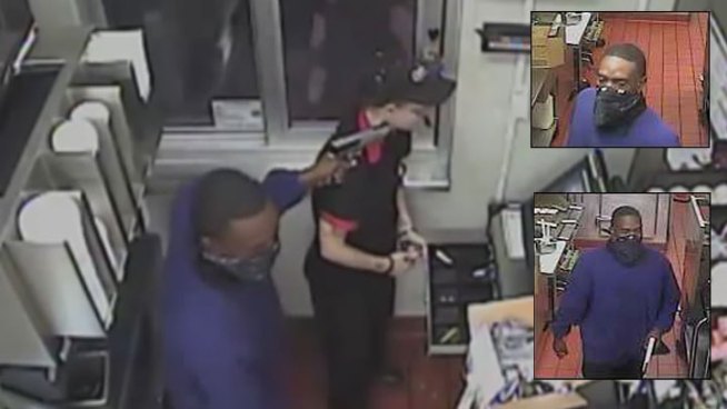 Police need your help catching the man caught on surveillance cameras during the violent robbery of a Carl's Jr. restaurant in the 2100 block of North Galloway Avenue in Mesquite.