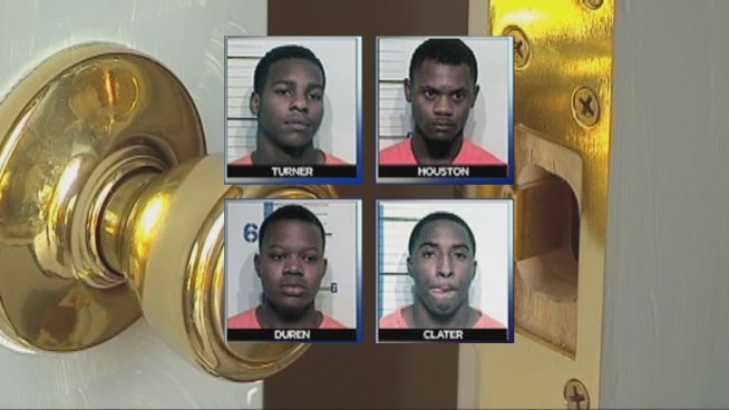Rockwall police have arrested four Dallas men for breaking into several homes in Rockwall and the surrounding area.