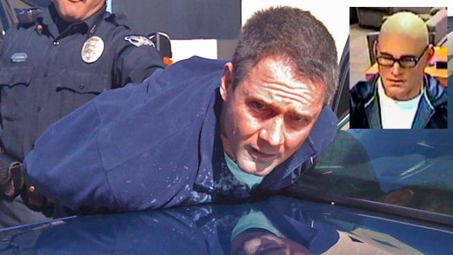 The Handsome Guy Bandit, the armed man who police say robbed more than a dozen North Texas banks, was caught in Mississippi Richardson police said.