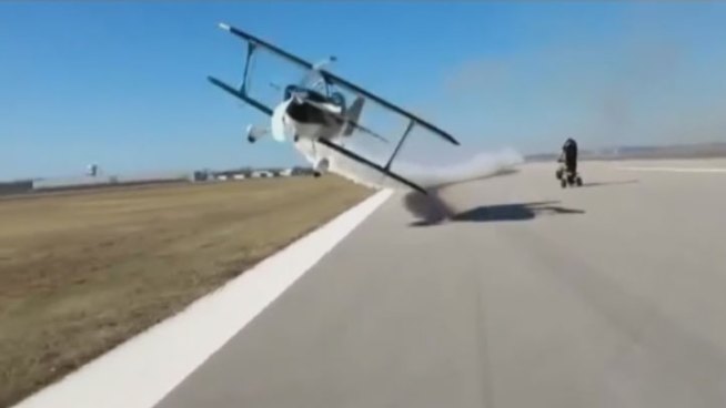 The Federal Aviation Administration is investigating a low-flying stunt at Lancaster Regional Airport within a few feet of a person on the runway. It was done in hopes of creating a viral video.