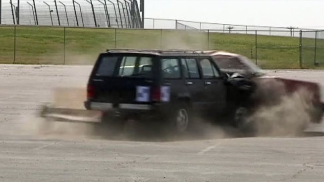 Engineers, scientists and accident investigators crashed junk cars at Texas Motor Speedway to learn how to better reconstruct accidents.